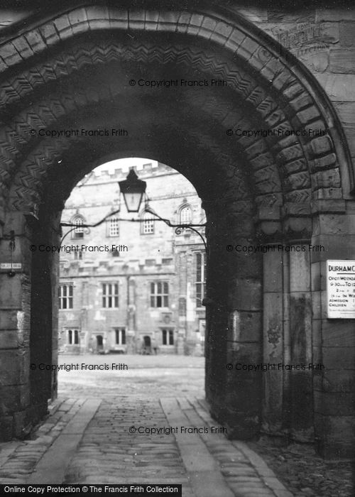 Photo of Durham, Castle Entrance c.1955