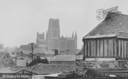 Cathedral And Old Tithe Barn, Hallgarth 1929, Durham