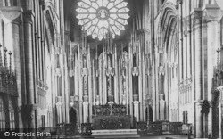 Cathedral, Choir And Reredos 1892, Durham