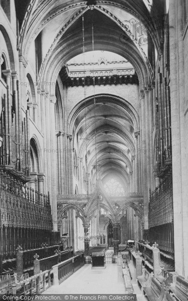 Photo of Durham, Cathedral, Choir West 1892