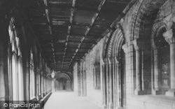 Cathedral, Cloisters 1918, Durham