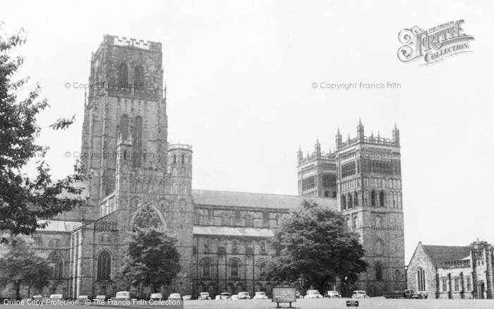 Photo of Durham, Cathedral From Owen Gate c.1955