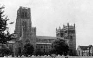 Cathedral From Owen Gate c.1955, Durham