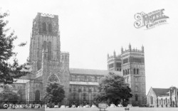 Cathedral From Owen Gate c.1955, Durham