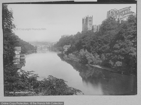 Photo of Durham, Cathedral From Prebends' Bridge 1892