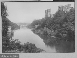 Cathedral From Prebends' Bridge 1892, Durham
