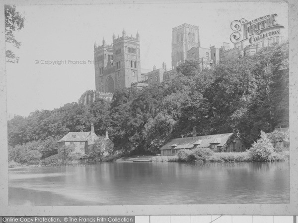 Photo of Durham, Cathedral From River c.1880