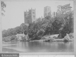 Cathedral From River c.1880, Durham