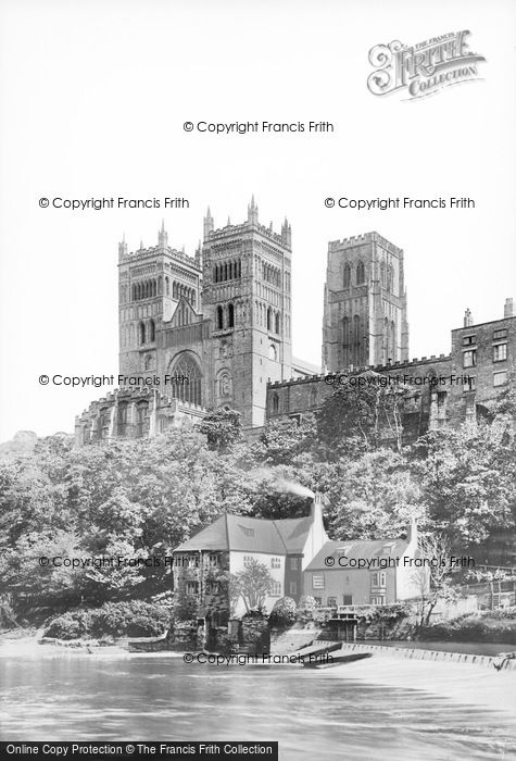 Photo of Durham, Cathedral From River c.1900