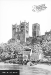 Cathedral From River c.1900, Durham