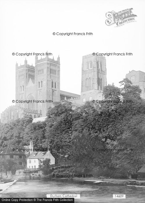Photo of Durham, Cathedral From The River c.1881