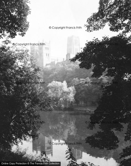 Photo of Durham, Cathedral From The River c.1950