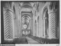 Cathedral, Nave East 1925, Durham