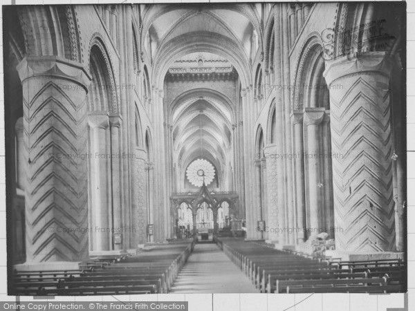Photo of Durham, Cathedral, Nave East 1925