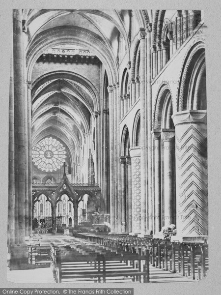 Photo of Durham, Cathedral, Nave East c.1877