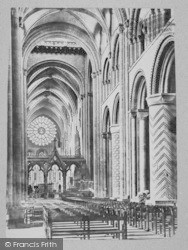 Cathedral, Nave East c.1877, Durham