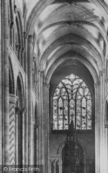 Cathedral, Nave West c.1877, Durham