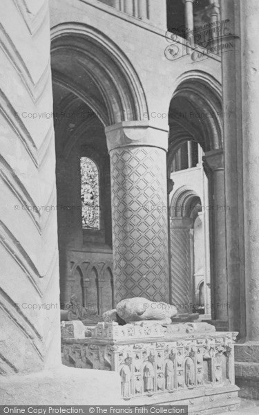 Photo of Durham, Cathedral, Sir J Neville's Tomb c.1862