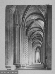 Cathedral, South Aisle Nave c.1862, Durham