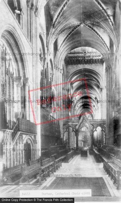 Photo of Durham, Cathedral, The Choir c.1881