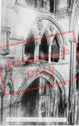 Cathedral, The Choir Triforium c.1881, Durham