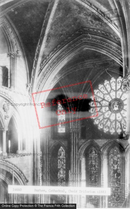 Photo of Durham, Cathedral, The Choir Triforium c.1883