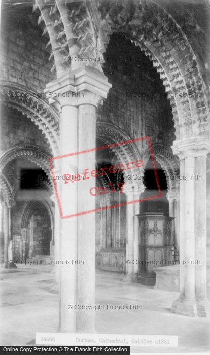 Photo of Durham, Cathedral, The Galilee Chapel c.1881