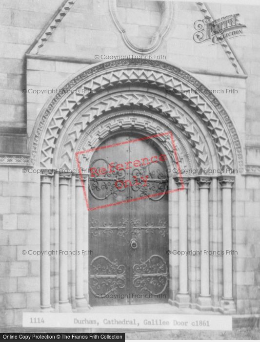 Photo of Durham, Cathedral, The Galilee Door c.1861
