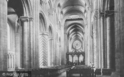 Cathedral, The Nave 1892, Durham