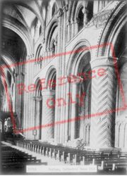 Cathedral, The Nave 1921, Durham