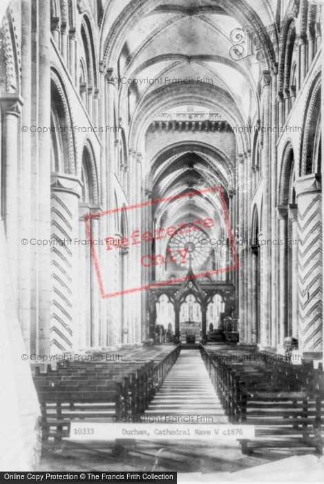 Photo of Durham, Cathedral, The Nave c.1876