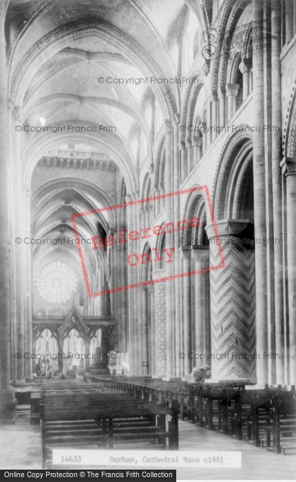 Photo of Durham, Cathedral, The Nave c.1881