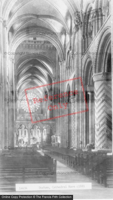 Photo of Durham, Cathedral, The Nave c.1881
