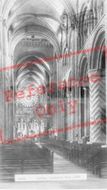 Cathedral, The Nave c.1881, Durham