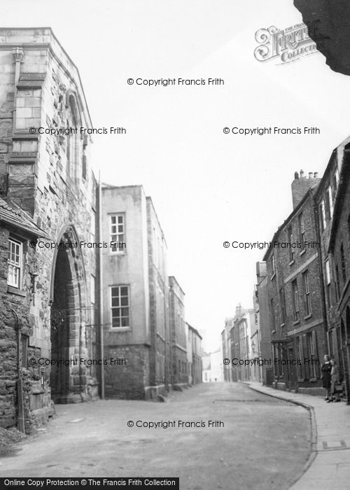 Photo of Durham, College Gateway And Street c.1950