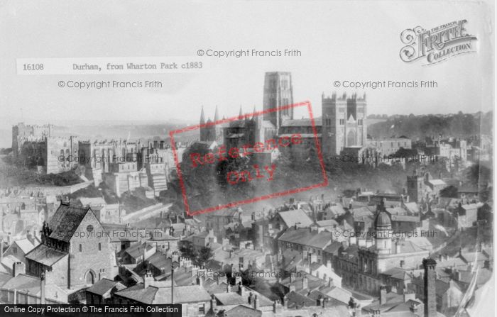 Photo of Durham, From Wharton Park c.1883