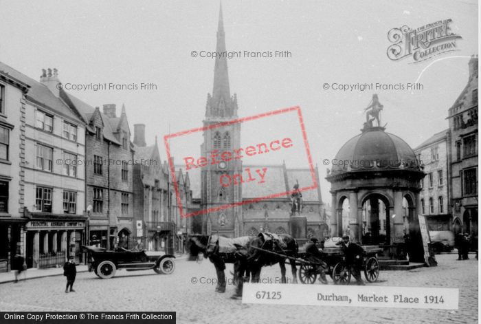 Photo of Durham, Market Place 1914