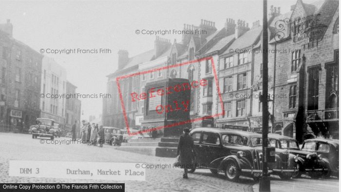 Photo of Durham, Market Place c.1950