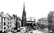Durham, Market Place c1955
