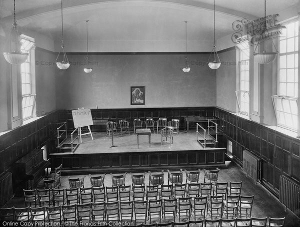 Photo of Durham, Neville's Cross College Assembly Hall 1923