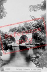 Prebends Bridge c.1881, Durham