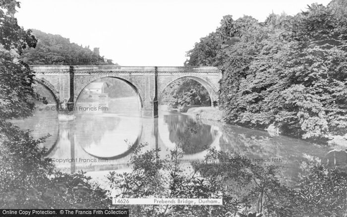 Photo of Durham, Prebends Bridge c.1882
