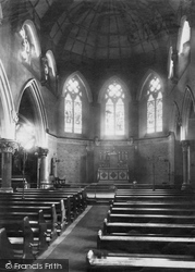 St Godric's Church Interior c.1883, Durham