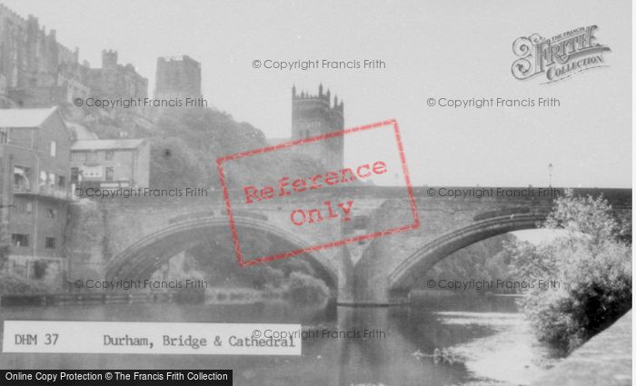 Photo of Durham, The Bridge And Cathedral c.1955