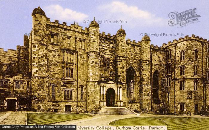 Photo of Durham, The Castle, University College c.1955