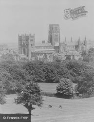 The Cathedral From Observatory Hill 1918, Durham