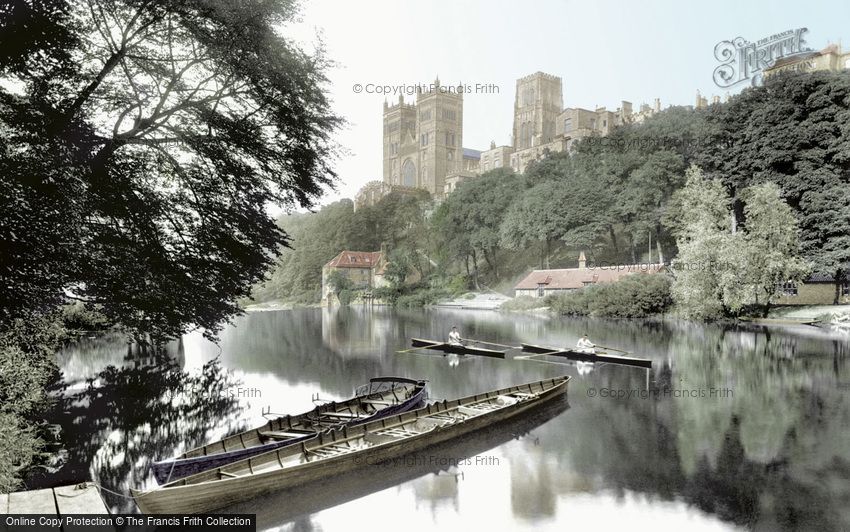 Durham, the Cathedral from the River Wear 1921