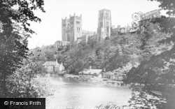 The Cathedral From The South West c.1900, Durham