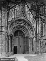 The Cathedral, North Door 1923, Durham