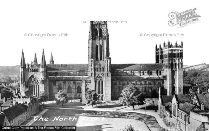 Photo of Durham, The Cathedral, North Front c.1900